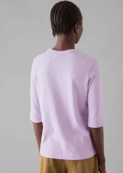 New Cleo Garment Dyed Organic Cotton Tee Women Jersey|Tops & Tees
