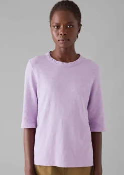 New Cleo Garment Dyed Organic Cotton Tee Women Jersey|Tops & Tees