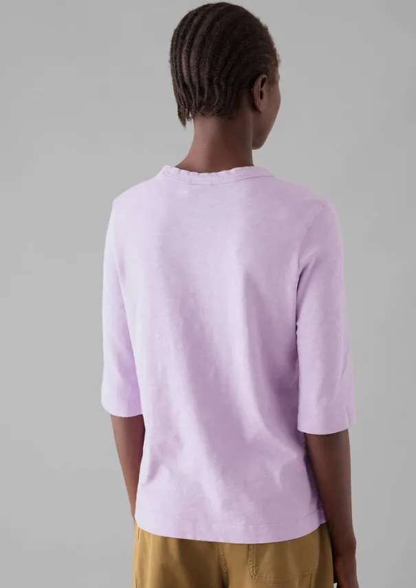 New Cleo Garment Dyed Organic Cotton Tee Women Jersey|Tops & Tees