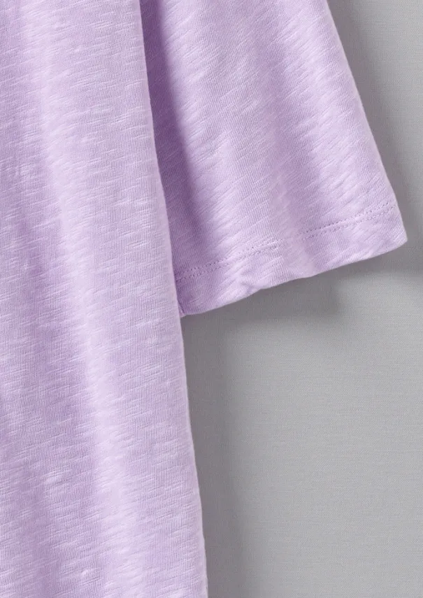 New Cleo Garment Dyed Organic Cotton Tee Women Jersey|Tops & Tees