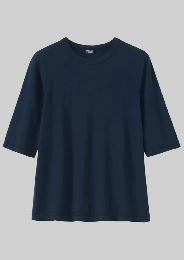New Cleo Garment Dyed Organic Cotton Tee Women Jersey|Tops & Tees