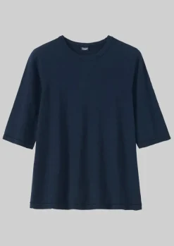 New Cleo Garment Dyed Organic Cotton Tee Women Jersey|Tops & Tees