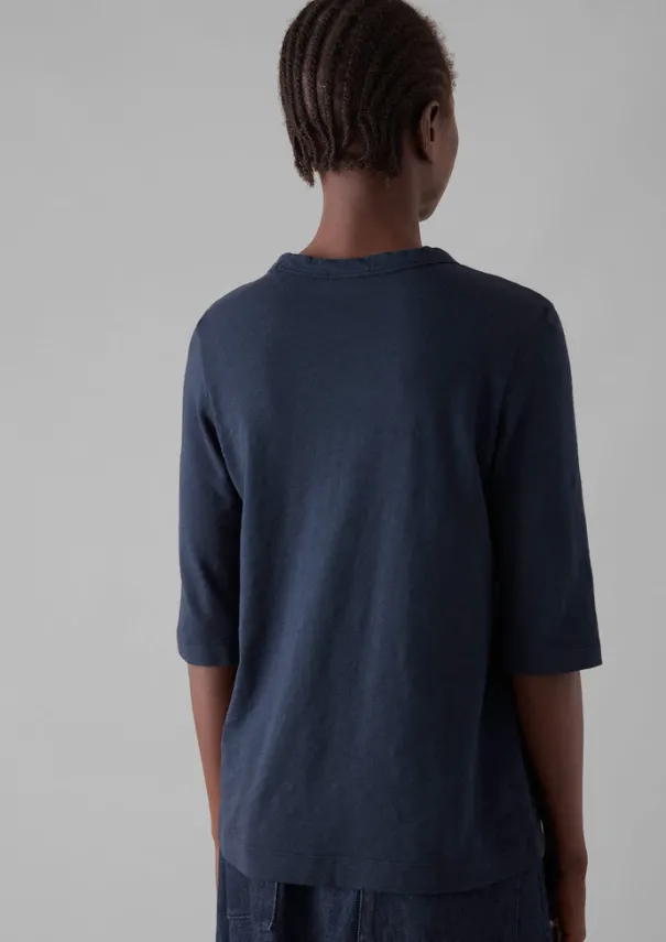 New Cleo Garment Dyed Organic Cotton Tee Women Jersey|Tops & Tees
