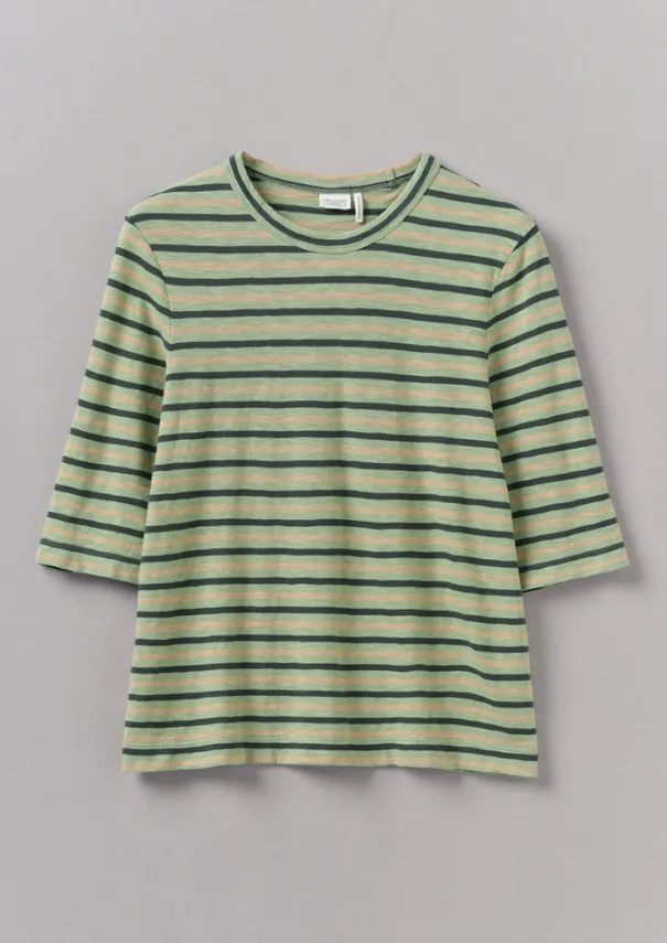 Discount Cleo Stripe Cotton Half Sleeve Tee Women Jersey|Tops & Tees
