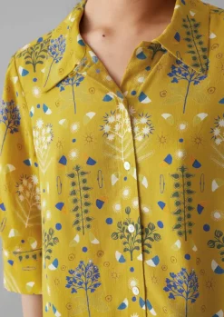 Sale Collector Print Crepe Shirt Women Shirts|Tops & Tees