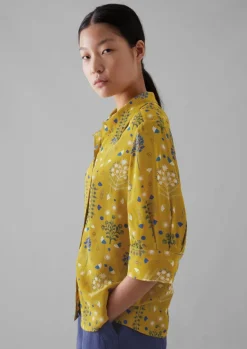 Sale Collector Print Crepe Shirt Women Shirts|Tops & Tees