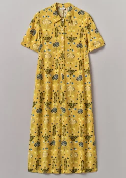 Clearance Collector Print Fluid Shirt Dress Women Dresses