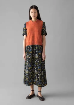 Discount Collector Print Fluid Shirt Dress Women Dresses
