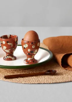 Hot Cortona Splatter Egg Cup Set Ceramics|Kitchen