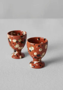 Hot Cortona Splatter Egg Cup Set Ceramics|Kitchen