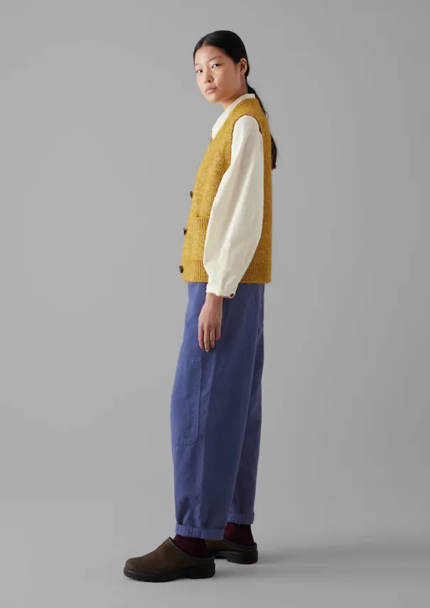 Online Cotton Alpaca Button Through Tank Women Knitwear