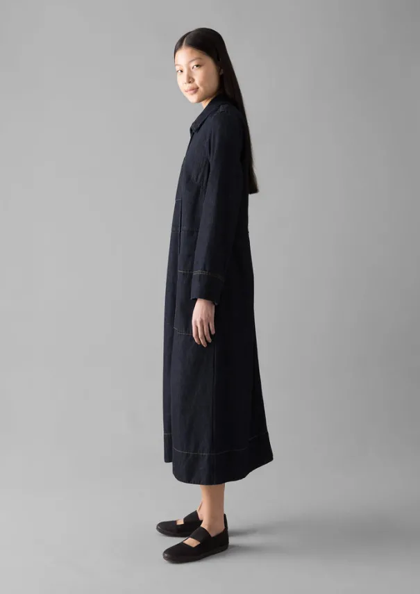Sale Cotton Hemp Denim Dress Women Denim|Workwear