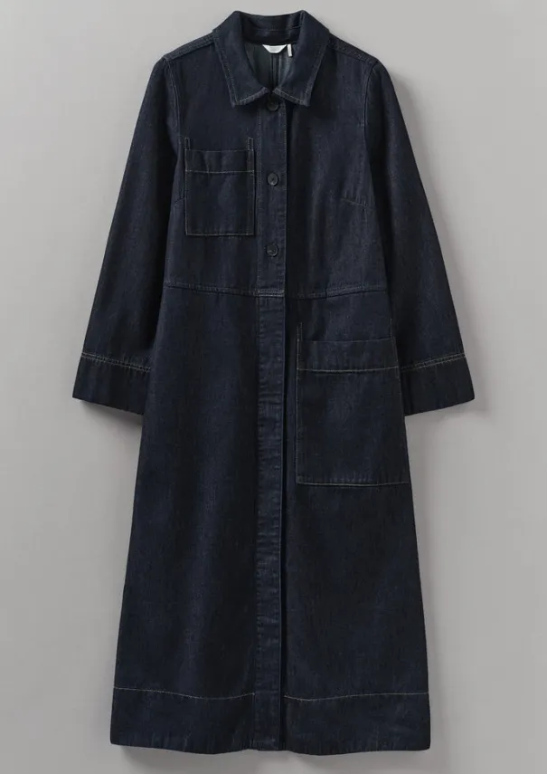 Sale Cotton Hemp Denim Dress Women Denim|Workwear