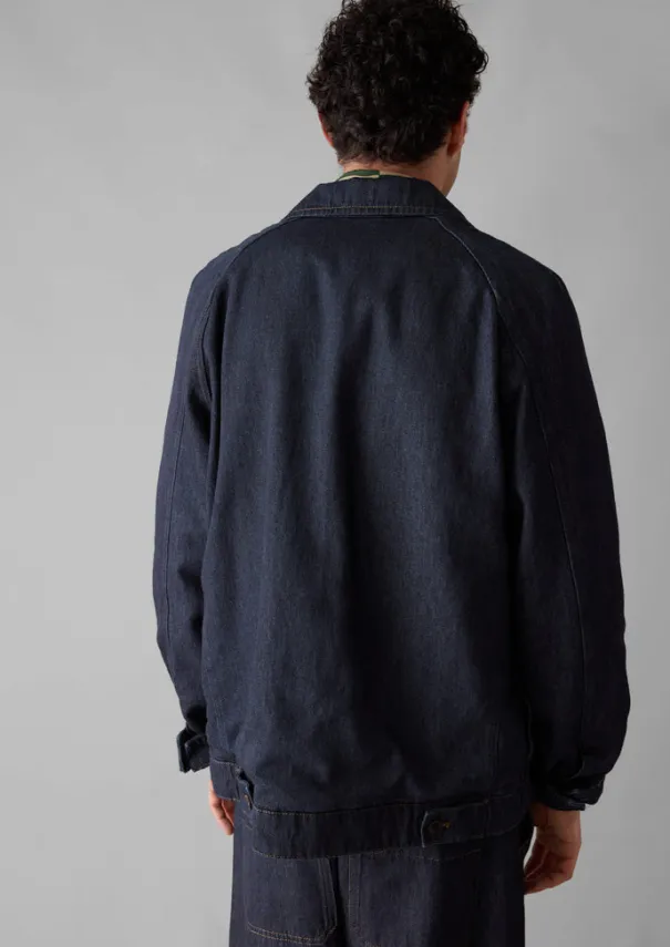 Outlet Cotton Hemp Denim Jacket Denim|Workwear