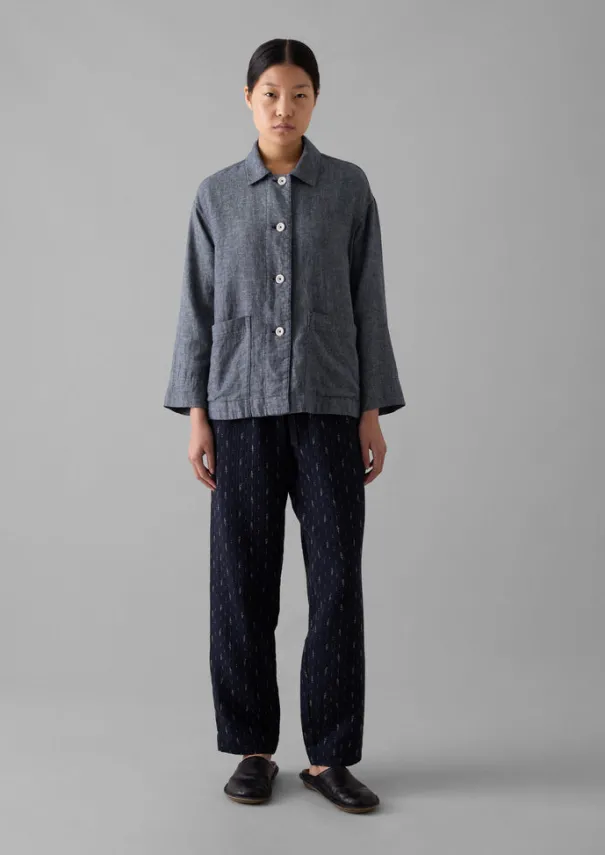 Hot Cotton Linen Twill Shirt Women Linen|Loungewear