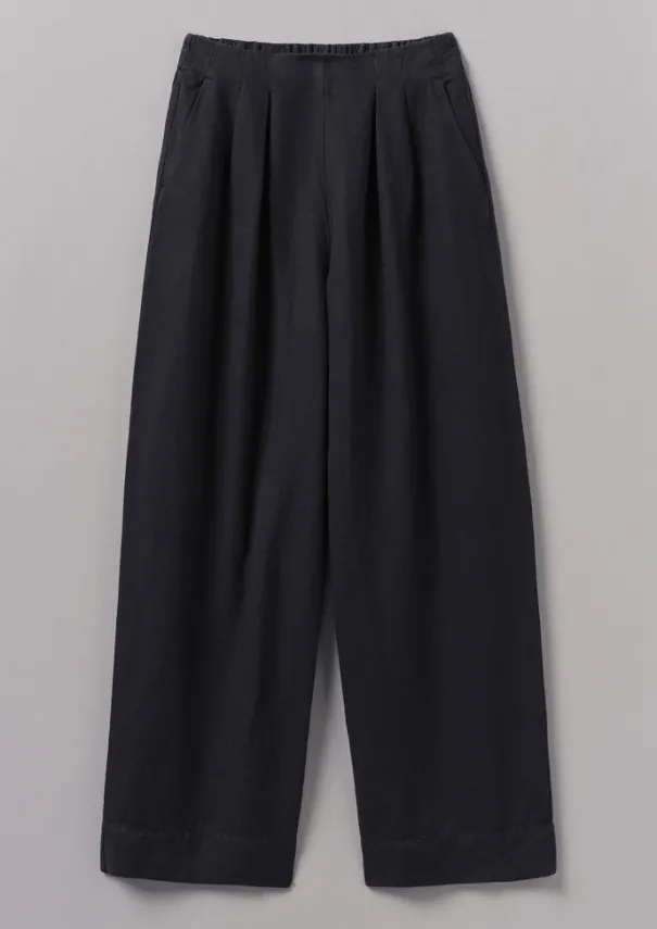 Cotton Linen Wide Leg Trousers Women Linen|Trousers