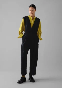 Discount Cotton Velvet Pinafore Jumpsuit Women Velvet|Jumpsuits