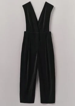 Discount Cotton Velvet Pinafore Jumpsuit Women Velvet|Jumpsuits