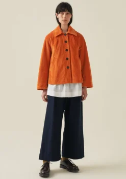 Outlet Cotton Wool Herringbone Pull On Trousers Women Trousers