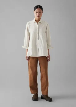 New Darted Cotton Twill Trousers Women Workwear|Trousers