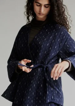 Clearance Dobby Cotton Lounge Jacket Women Loungewear|Coats & Jackets