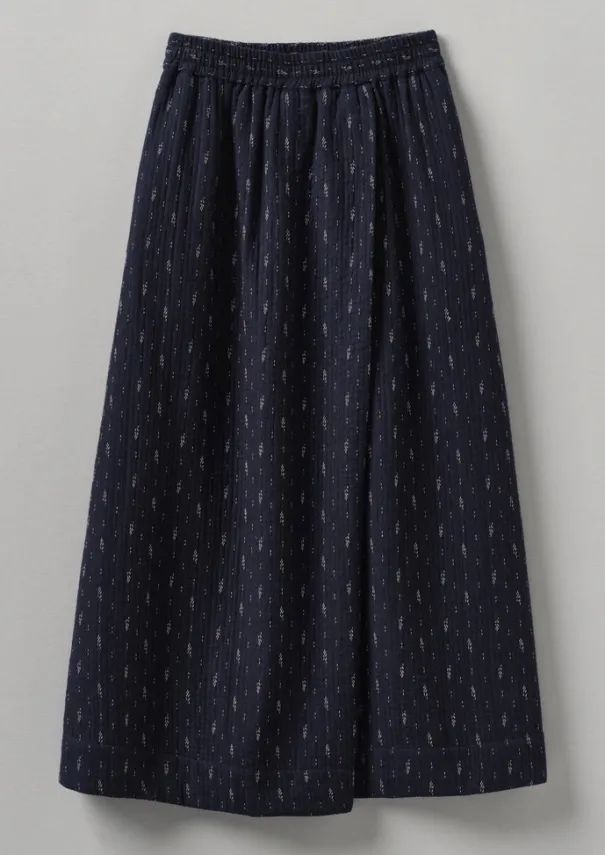 Hot Dobby Stitch Cotton Skirt Women Loungewear|Skirts