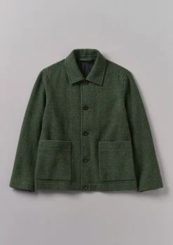 Outlet Dogtooth Wool Chore Jacket Coats & Jackets