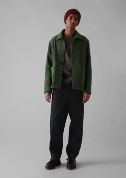 Outlet Dogtooth Wool Chore Jacket Coats & Jackets