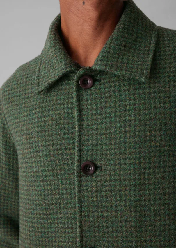 Outlet Dogtooth Wool Chore Jacket Coats & Jackets