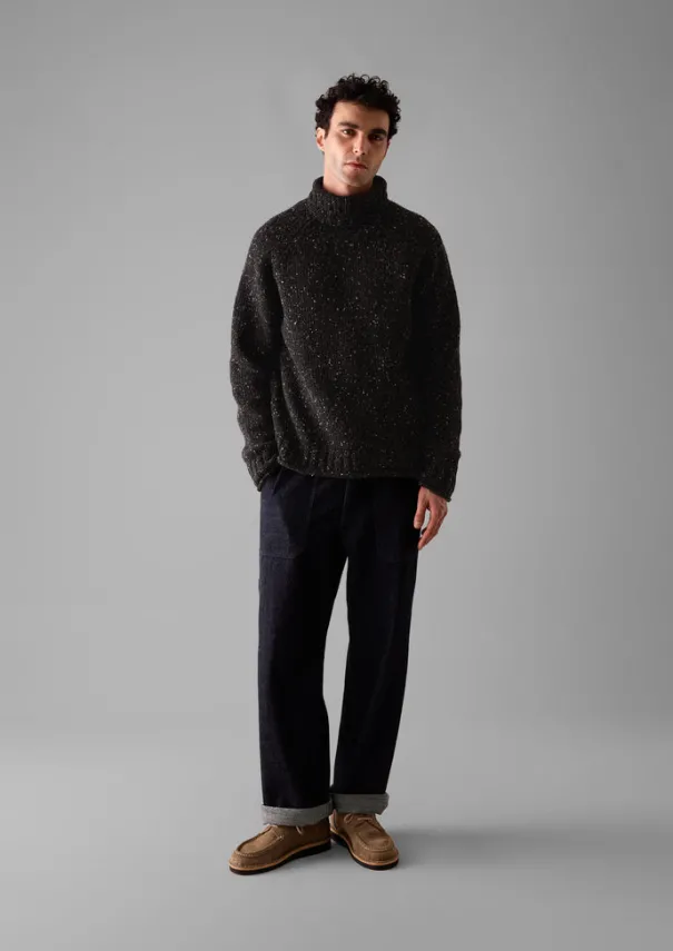 Sale Donegal Roll Neck Sweater Knitwear
