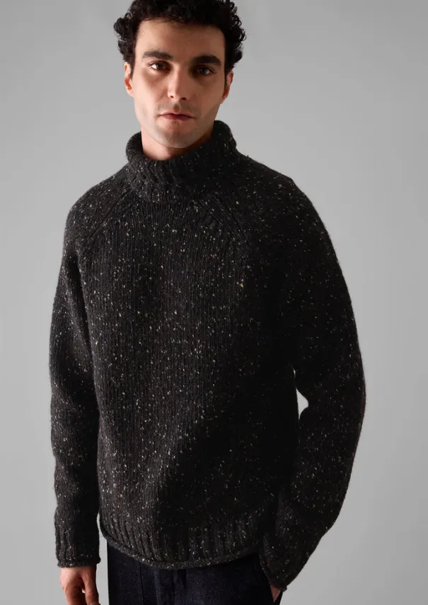 Sale Donegal Roll Neck Sweater Knitwear