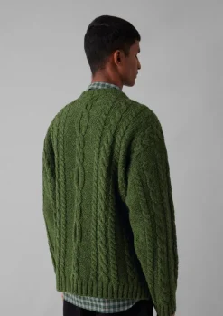 Donegal Wool Cable Sweater Knitwear