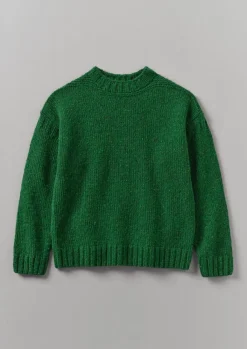 Donegal Wool High Neck Easy Sweater Knitwear