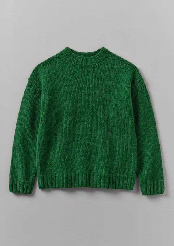 Donegal Wool High Neck Easy Sweater Knitwear