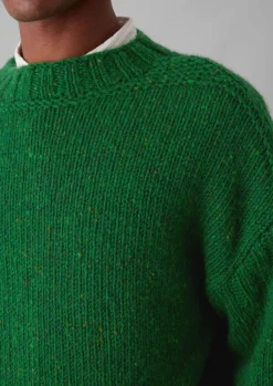 Donegal Wool High Neck Easy Sweater Knitwear