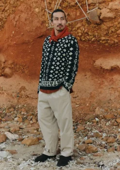 Sale Donegal Wool Jacquard Sweater Knitwear