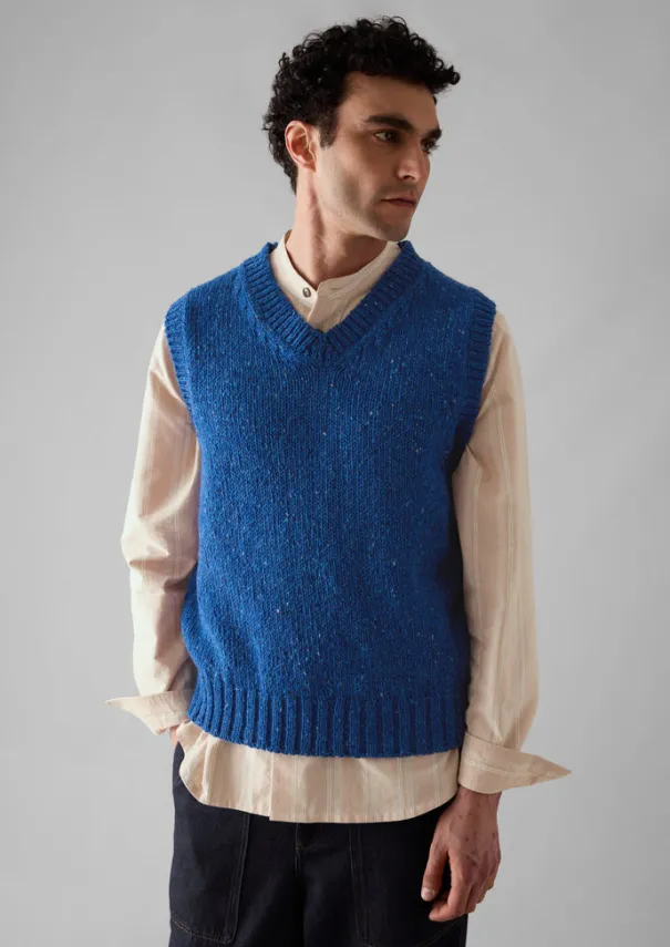 Discount Donegal Wool Knitted Tank Knitwear