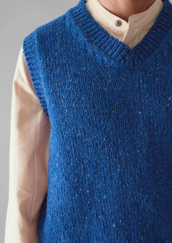 Discount Donegal Wool Knitted Tank Knitwear