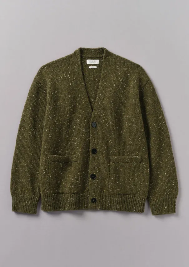 Discount Donegal Wool V-Neck Cardigan Knitwear