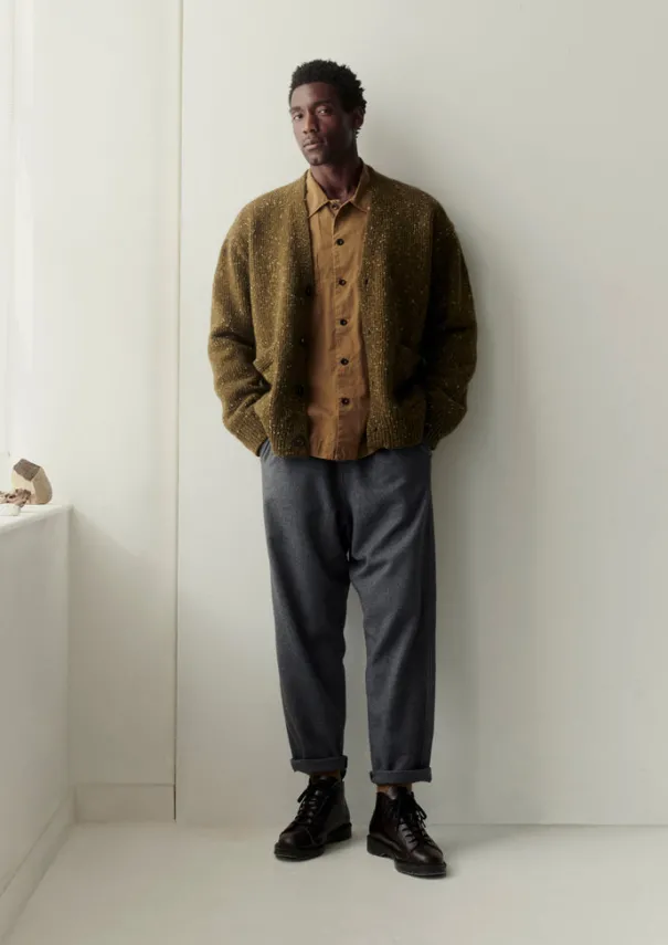 Discount Donegal Wool V-Neck Cardigan Knitwear