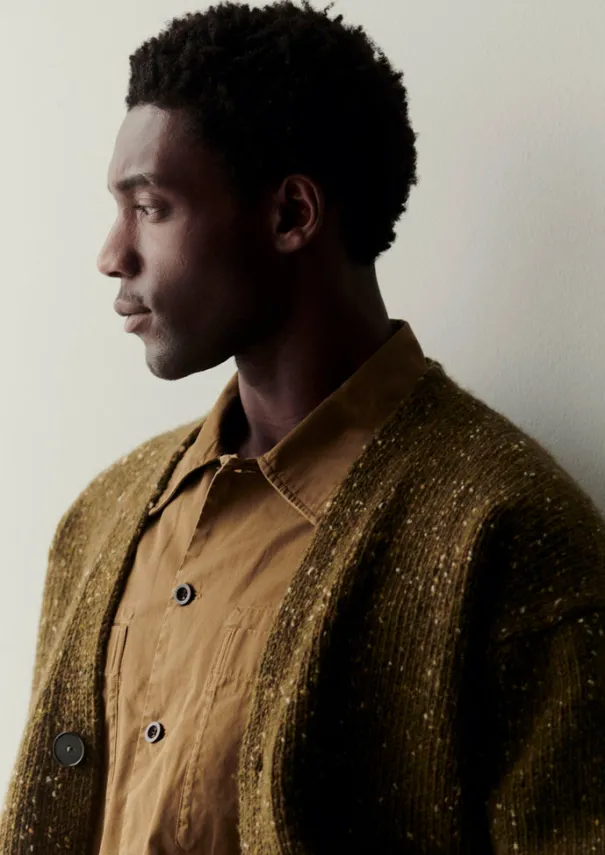Discount Donegal Wool V-Neck Cardigan Knitwear