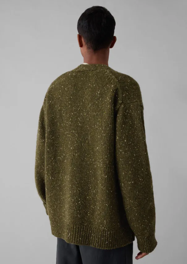 Discount Donegal Wool V-Neck Cardigan Knitwear