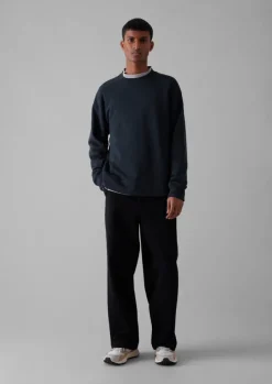 Sale Dropped Shoulder Loopback Jersey Sweatshirt Tops & Tees|Shirts