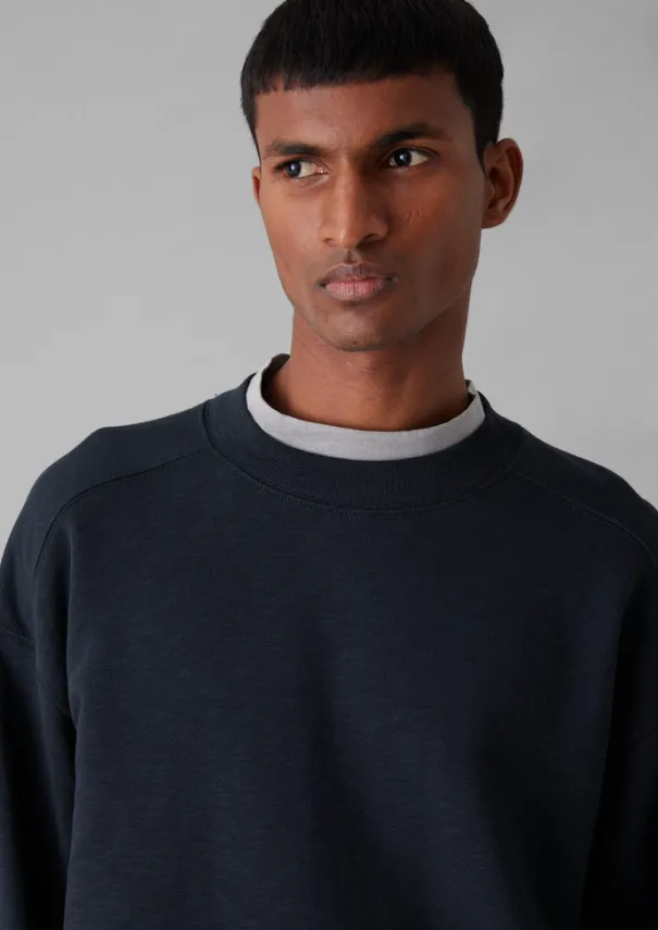 Sale Dropped Shoulder Loopback Jersey Sweatshirt Tops & Tees|Shirts