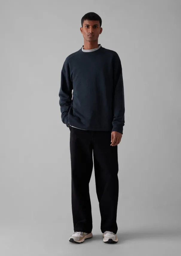 Sale Dropped Shoulder Loopback Jersey Sweatshirt Tops & Tees|Shirts