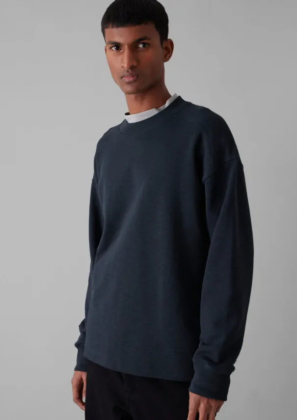 Sale Dropped Shoulder Loopback Jersey Sweatshirt Tops & Tees|Shirts