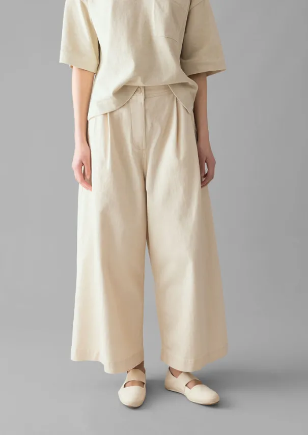 Sale Denim Pleat Front Trousers Women Denim|Jeans