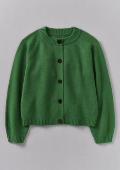 New Eden Wool Cashmere Raglan Cardigan Women Cashmere|Knitwear