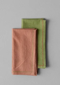 Discount Embroidered Cotton Linen Napkin Set Textiles|Tableware