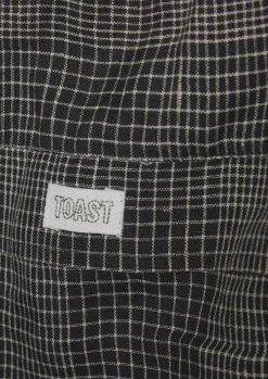 Etched Check Linen Bag Women Bags & Belts